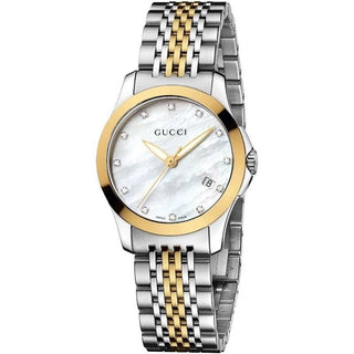 Gucci watch Ladies 27mm G-Timeless YA126513 Mother Of Pearl Dial