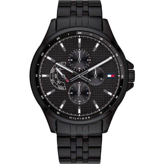 Tommy Hilfiger Black Steel Men's Multifunction 1791611