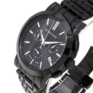 Burberry watch BU 1373 Black Dial Chronograph