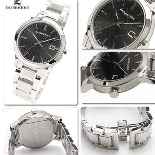 Burberry watch BU9001 Unisex Silver Tone