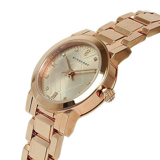 Burberry watch BU9215 Ladies Rose Gold Diamond Crystals Heritage