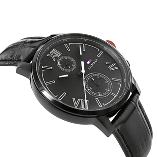 Tommy Hilfiger 43mm watch TH 1791310 Mens Leather