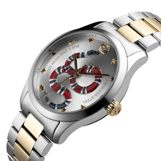 Gucci watch G-Timeless 38MM Mens Multicolor Snake Motif mod. YA1264075