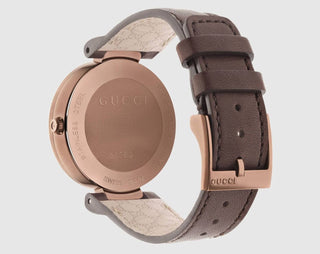 Gucci watch Interlocking Leather and Nylon Strap Ladies Watch mod. YA133309