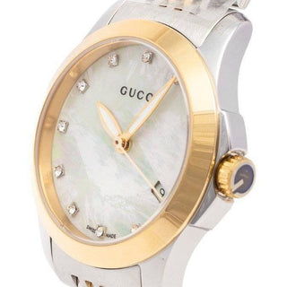 Gucci watch Ladies 27mm G-Timeless YA126513 Mother Of Pearl Dial