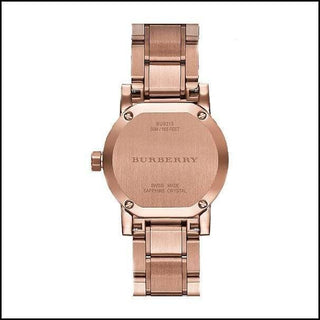 Burberry watch BU9215 Ladies Rose Gold Diamond Crystals Heritage