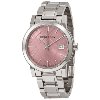 Burberry watch BU 9124 Ladies Pink Dial 34mm