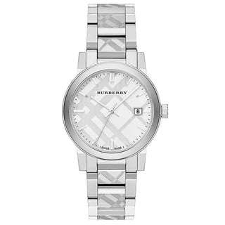 Burberry watch BU 9144 Ladies Silver Dial 34mm