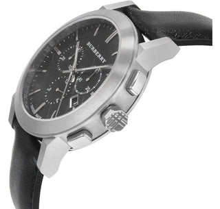 Burberry BU9356 Men's Chronograph Leather 42mm