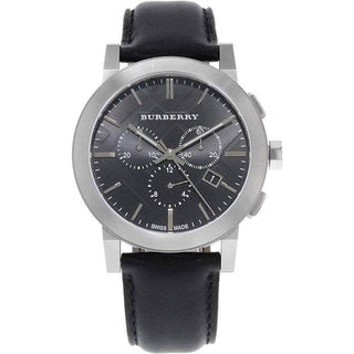 Burberry BU9356 Men's Chronograph Leather 42mm