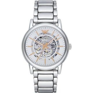 Emporio Armani AR1980 Automatic Mens Silver Luigi