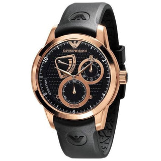 Emporio Armani MECCANICO AR4619 Mens SKELETON Rose Gold