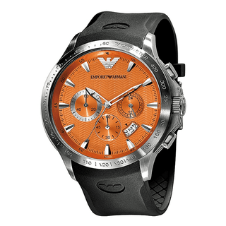 Emporio Armani watch AR 0652 Orange Mens CHRONOGRAPH