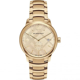 Burberry watch BU10006 Engraved Gold Dial