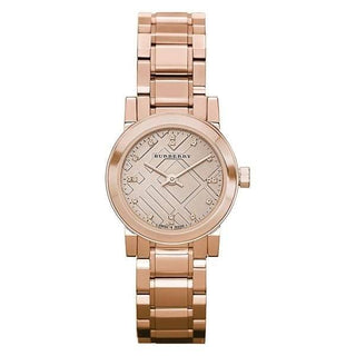 Burberry watch BU9215 Ladies Rose Gold Diamond Crystals Heritage