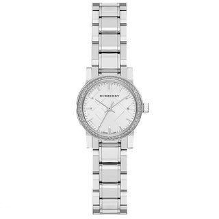 Burberry watch BU9220 Ladies Silver THE CITY Crystals 26mm