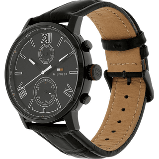 Tommy Hilfiger 43mm watch TH 1791310 Mens Leather