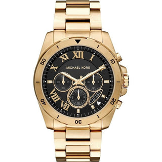 Michael Kors MK8481Brecken Mens watch 100M Gold Roman Markers