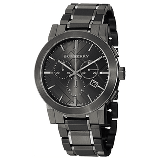 Burberry watch BU9354 Gents Black Dial CHRONOGRAPH The City