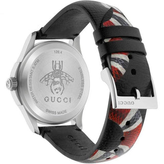 Gucci watch YA1264007 G-TIMELESS Snake Print Leather